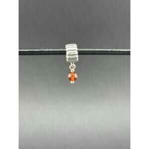 VGT Pandora Retired Sterling Silver Amber November Birthstone Dangle 790166R
